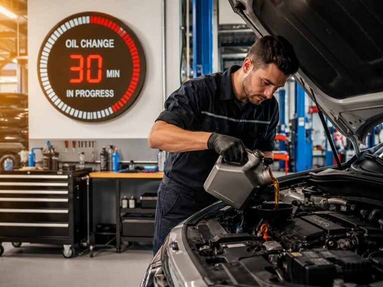 how long does an oil change take