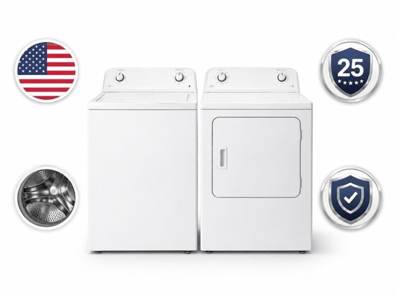 washer and dryer