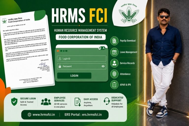 HRMS FCI Portal: Login Guide, Benefits & Features HRMS FCI Portal